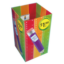 Multicoloured Corrugated Dump Bins, POS Dumpbin Display